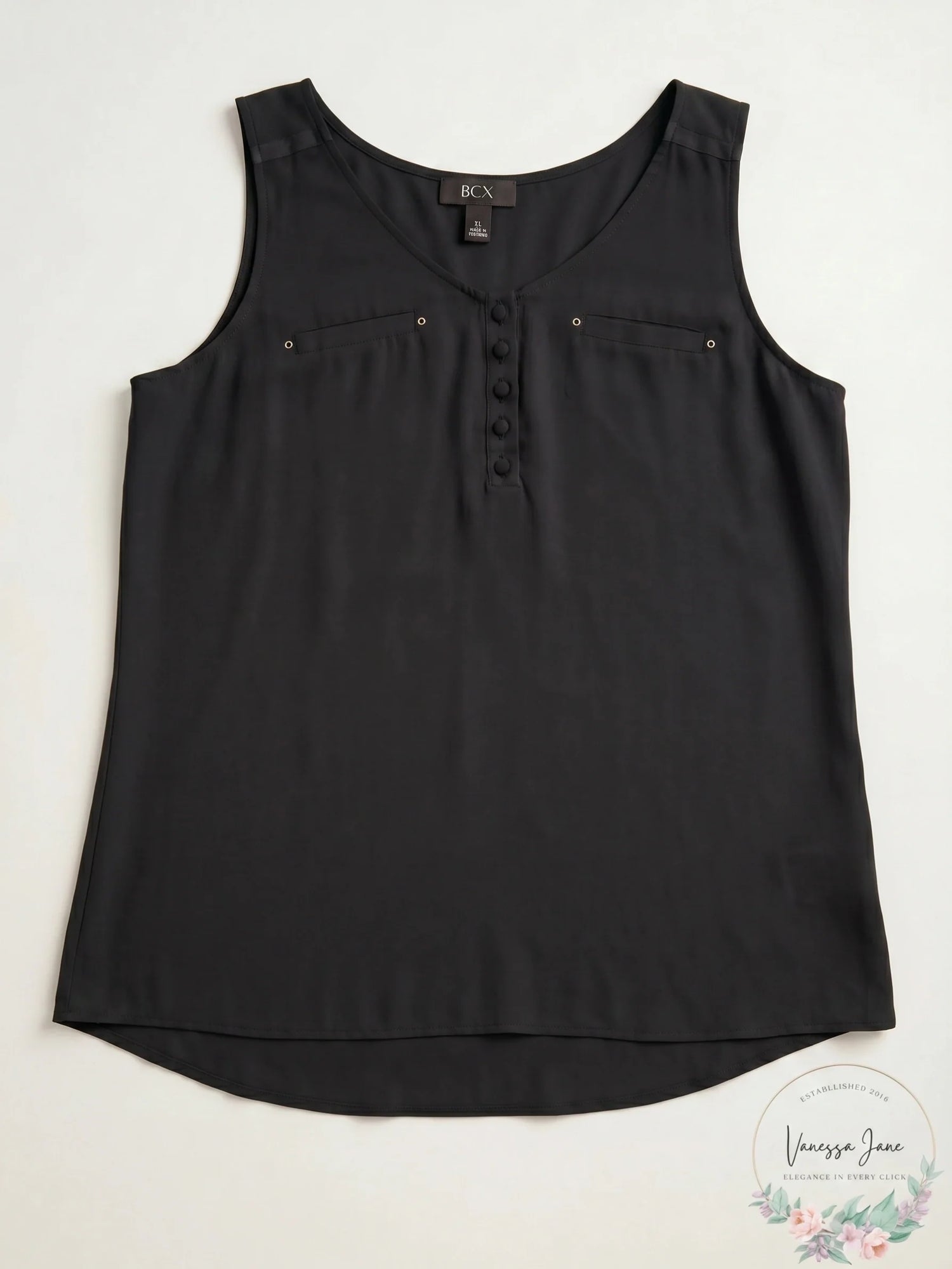 Bcx Juniors V-Neck Sleeveless Top