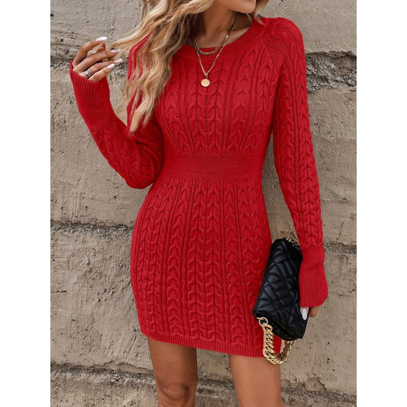 Twist Knit Dress