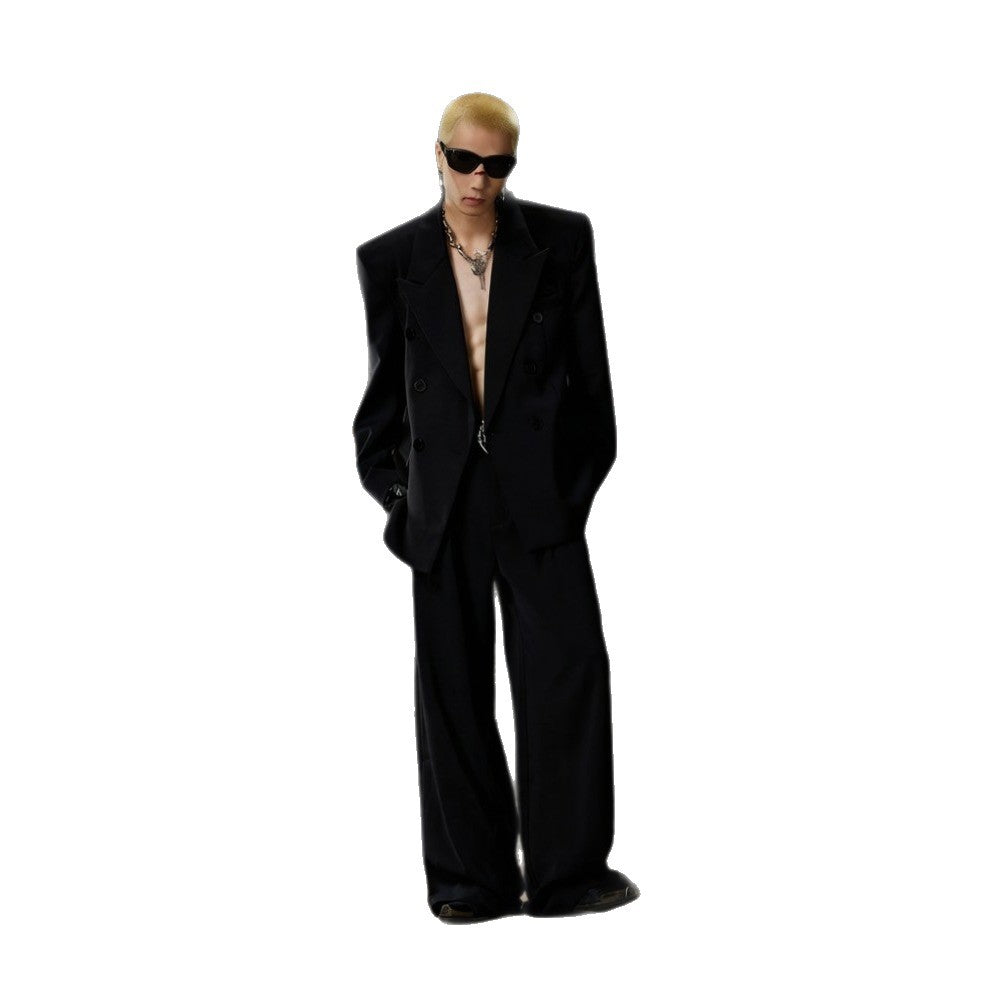 Double-Breasted Slim-Fit Jacket