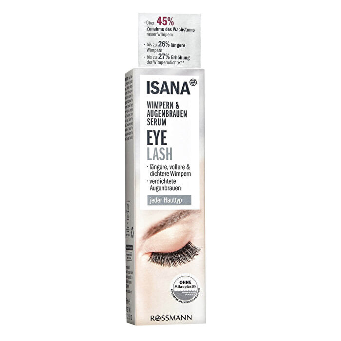 Isana Eyebrow &amp; Lash Serum 6ml - Nourishing Formula | Vegan