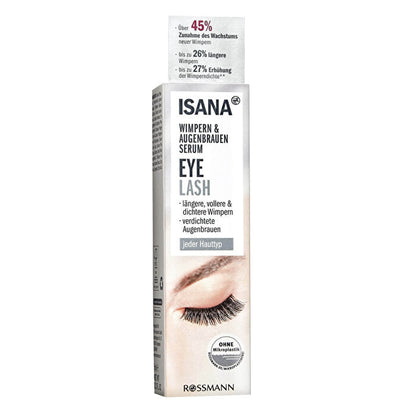 Isana Eyebrow &amp; Lash Serum 6ml - Nourishing Formula | Vegan