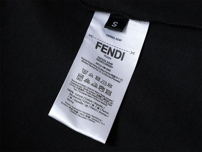 Fendi Roma T-Shirt without Collar &