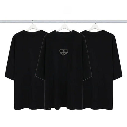 Balenciaga Black T-Shirt Without Collar