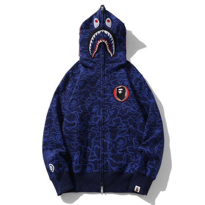 BAPE Line Camo Shark Full Zip Hoodie A Bathing Ape &
