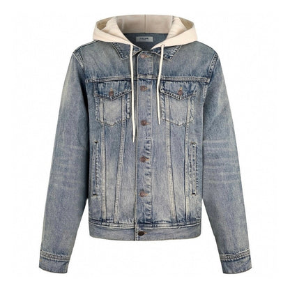 CELINE Washed Grey Denim Jacket – Casual Single-Breasted