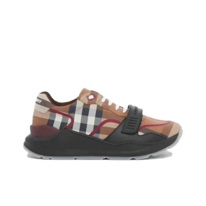 Burberry Ramsey Check Sneakers Birch Brown