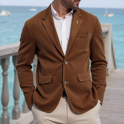 Mens Retro Corduroy Suit