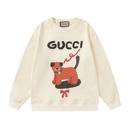 GUCCI Beige Cotton Jersey Sweatshirt New &amp; Authentic