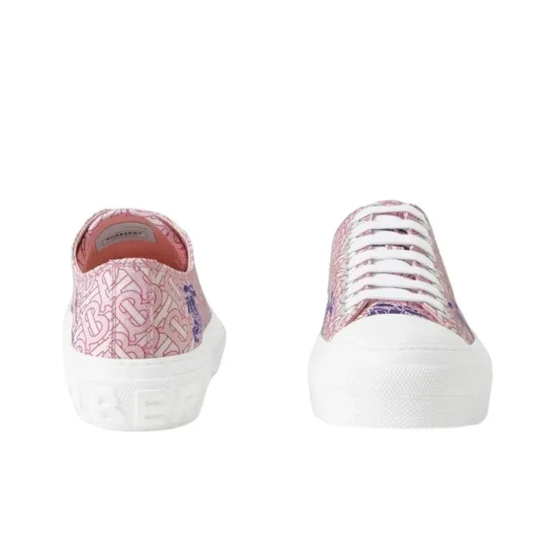 Burberry EKD Monogram Pattern Flatform Pink