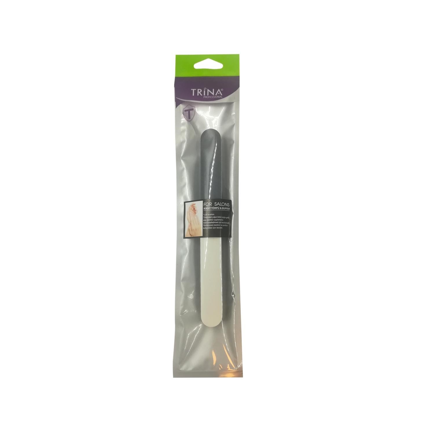 Trina Nail Buffer - Professional Nail Care Tool for DIY Shaping &amp; Smoothing - Paper Nail File