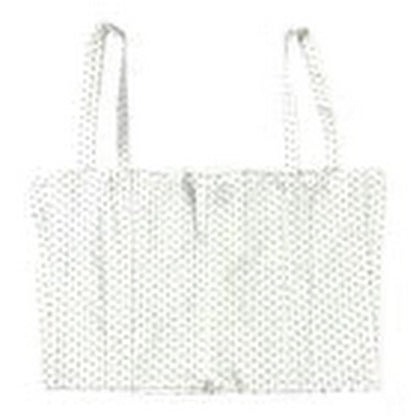 Danielle Bernstein Dot Cropped Tank Top, Size 8