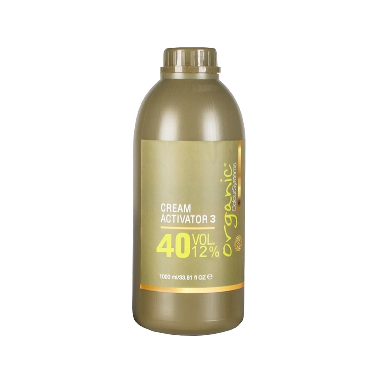 Organic Colour Systems 40 Volume Hair Developer &amp; Oxidizer - 12% Oxidizing Agent, 1000ml for Professional Hair Coloring &amp; Bleaching