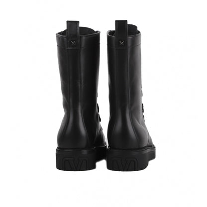 Valentino Garavani Valentino Garavani Combat Leather Boots