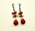 Red Christmas Jingle Bell Non Piercing Nipple Noose Jewelry