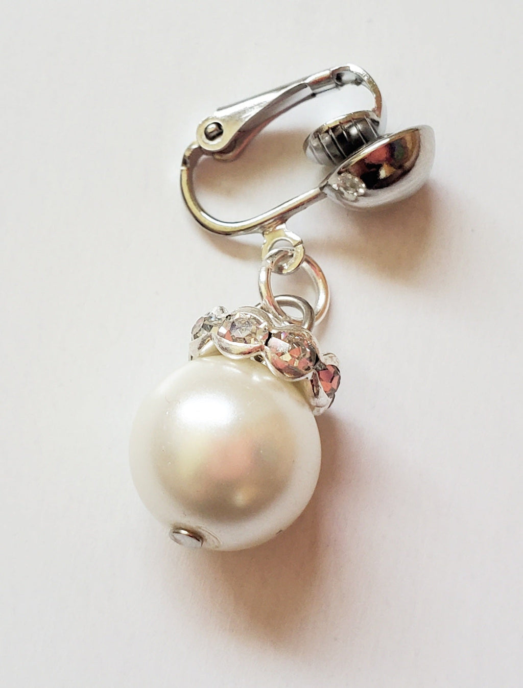 Ivys Intimates Elegant Clip On Pearl Clit Jewelry White