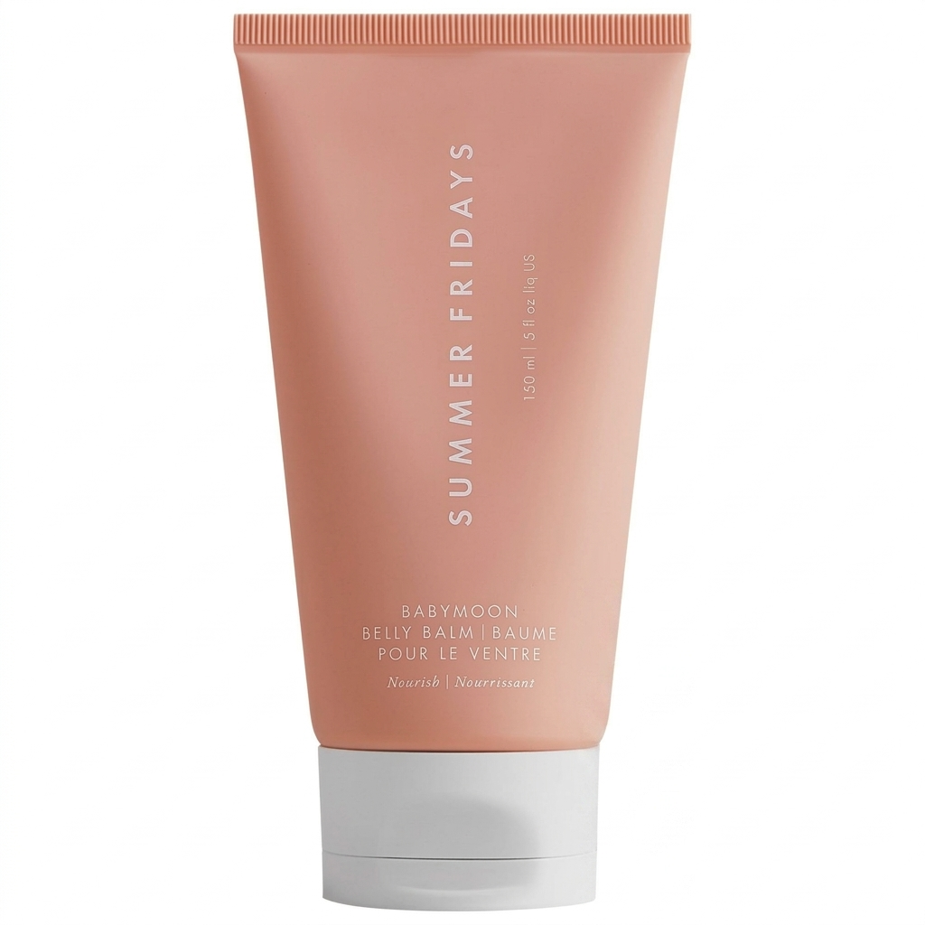 Babymoon - Natural Pregnancy Body Balm for Stretch Mark Prevention &amp; Hydration - Vegan, Clean Beauty Belly Care
