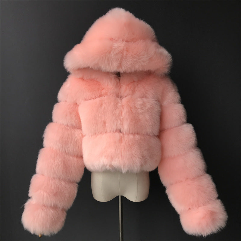 Faux-Fur-Mantel Mantel Faux-Fur-Fabrik Haining Faux Fur