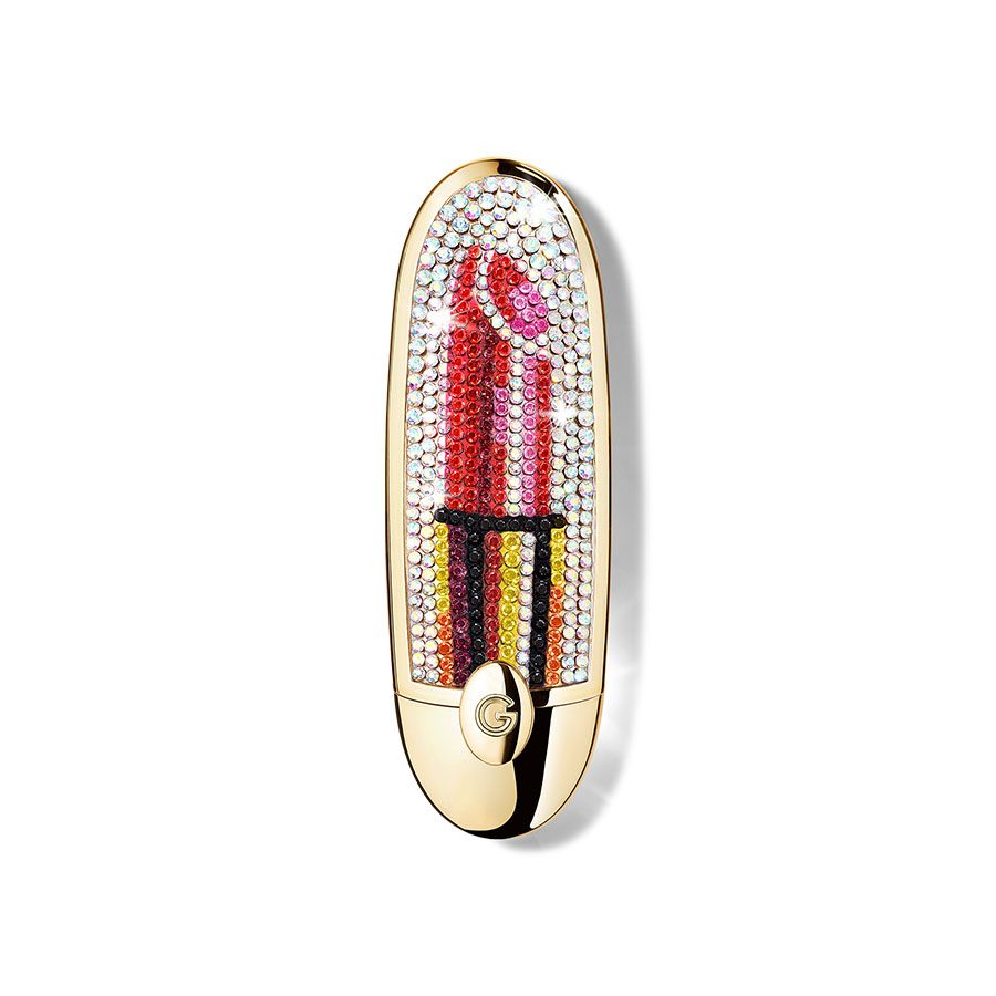Guerlain Rouge G Customizable Lipstick Case Holiday Edition