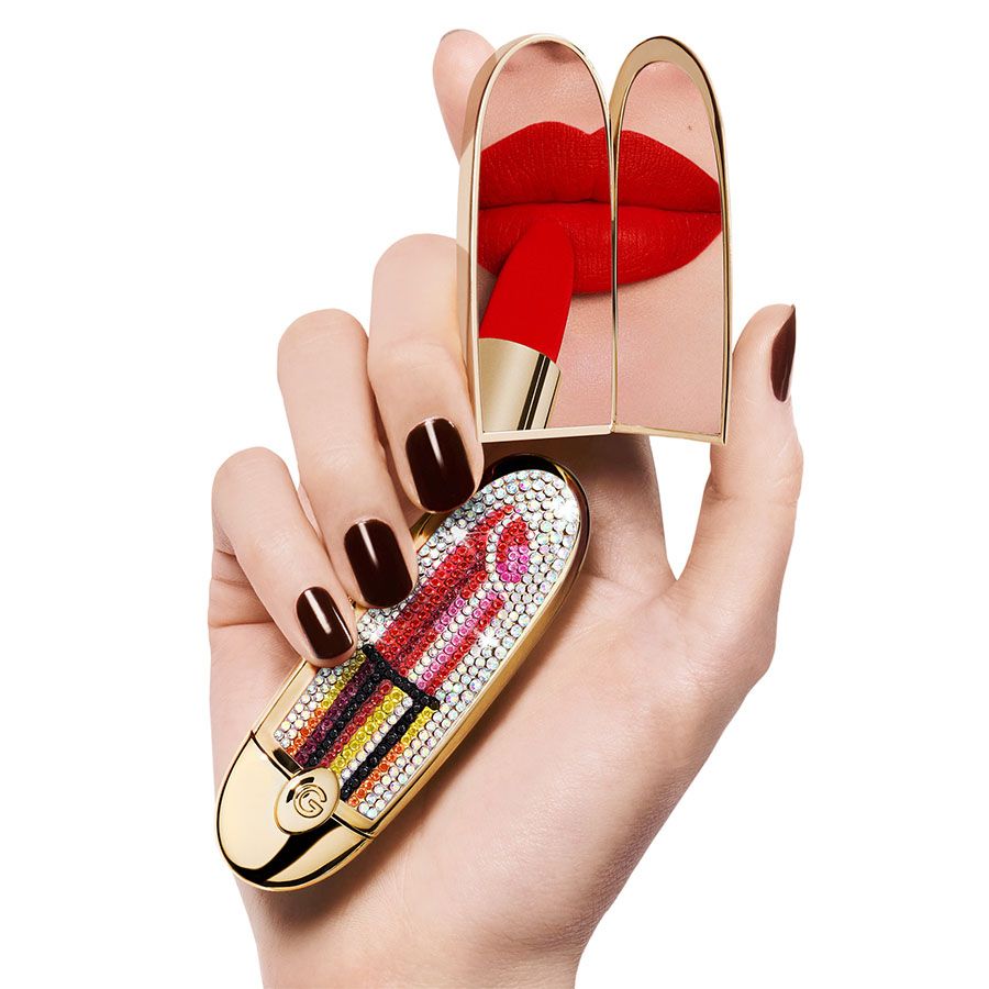 Guerlain Rouge G Customizable Lipstick Case Holiday Edition