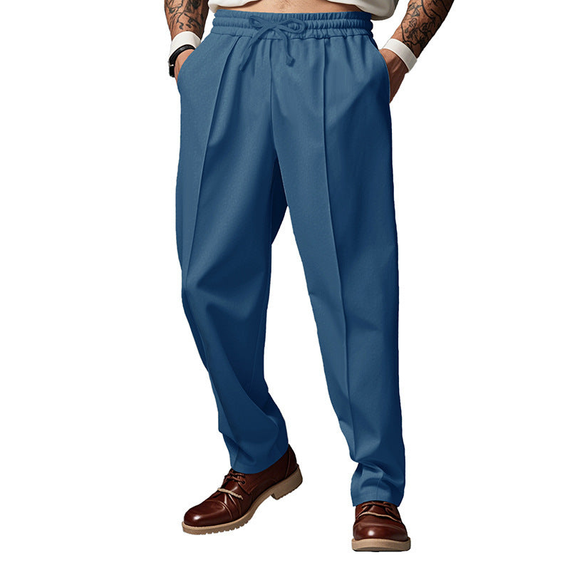Mens Casual Straight Leg Pants