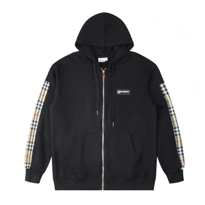 Burberry Vintage Check Panel Oversized Jacket  &