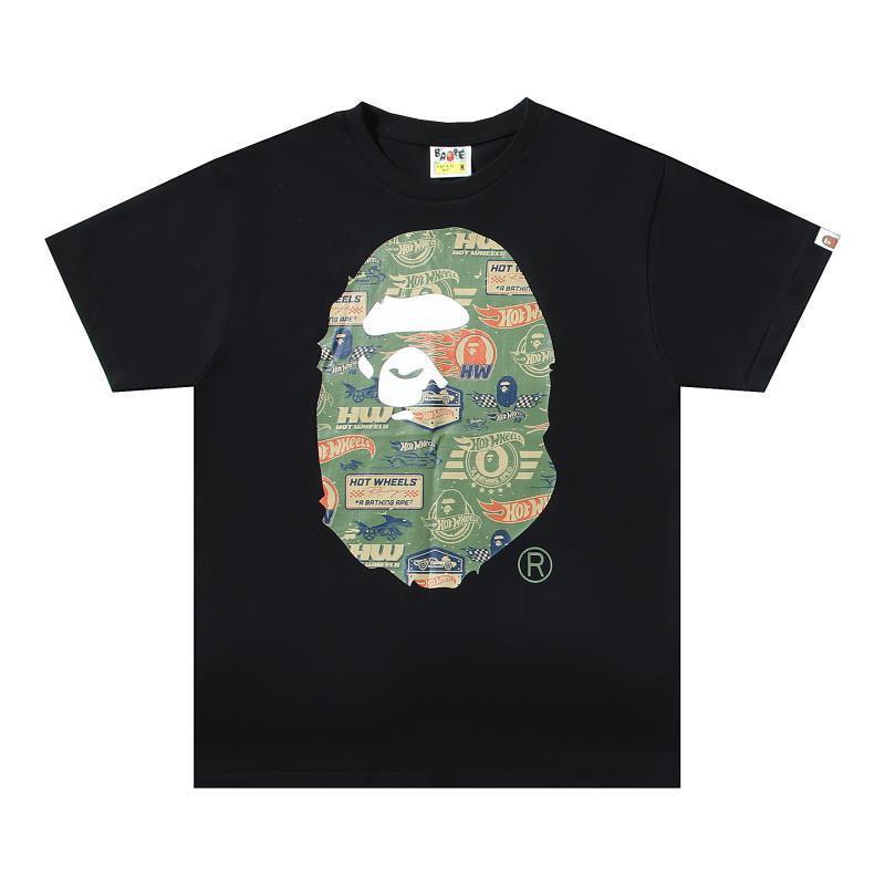 BAPE X HOT WHEELS APE HEAD TEE Black T-Shirt