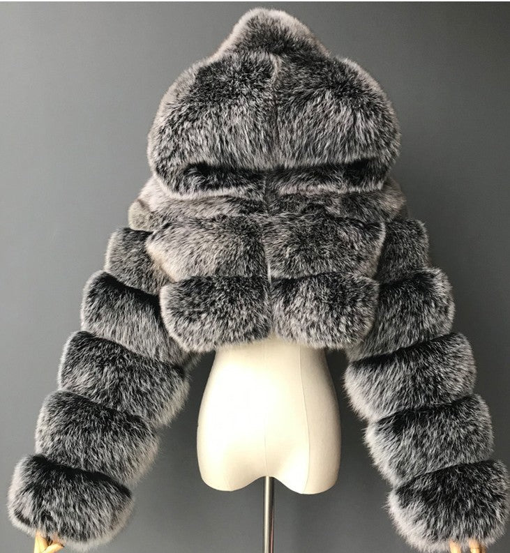Faux-Fur-Mantel Mantel Faux-Fur-Fabrik Haining Faux Fur