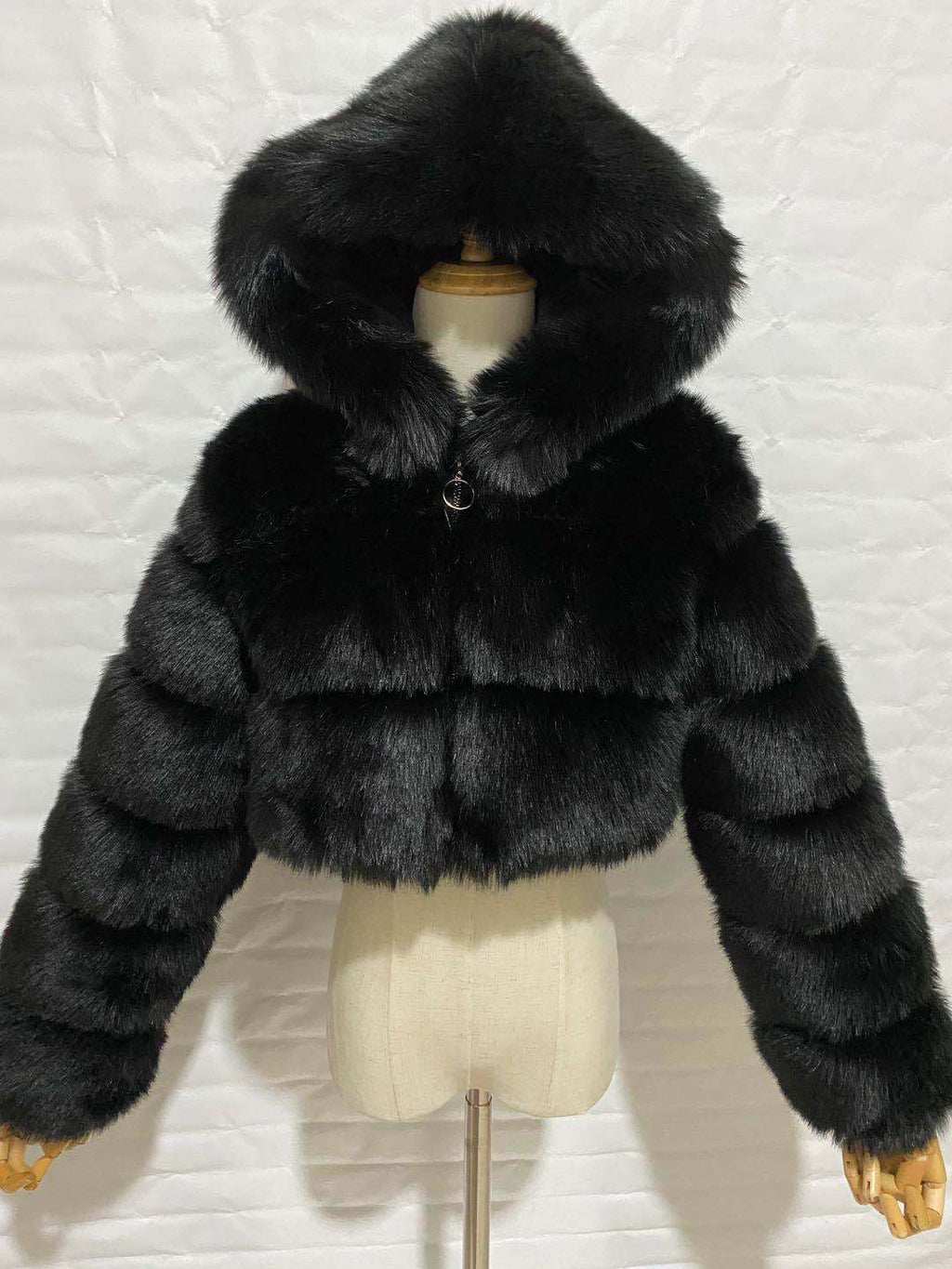Faux-Fur-Mantel Mantel Faux-Fur-Fabrik Haining Faux Fur