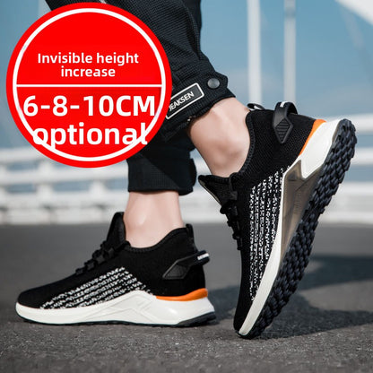 Mens Height Increase Casual Sneakers