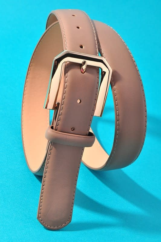 Angled Buckle Lux Belts