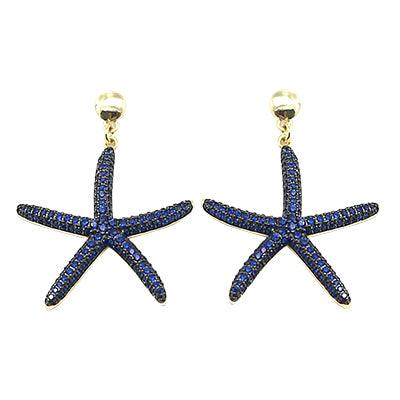 Color: 8 style - Holiday Earrings Feminine Style Starfish Personality Korean Nethong Travel Necklace
