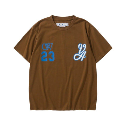 Off-White T-Shirt 23 Without Collar &