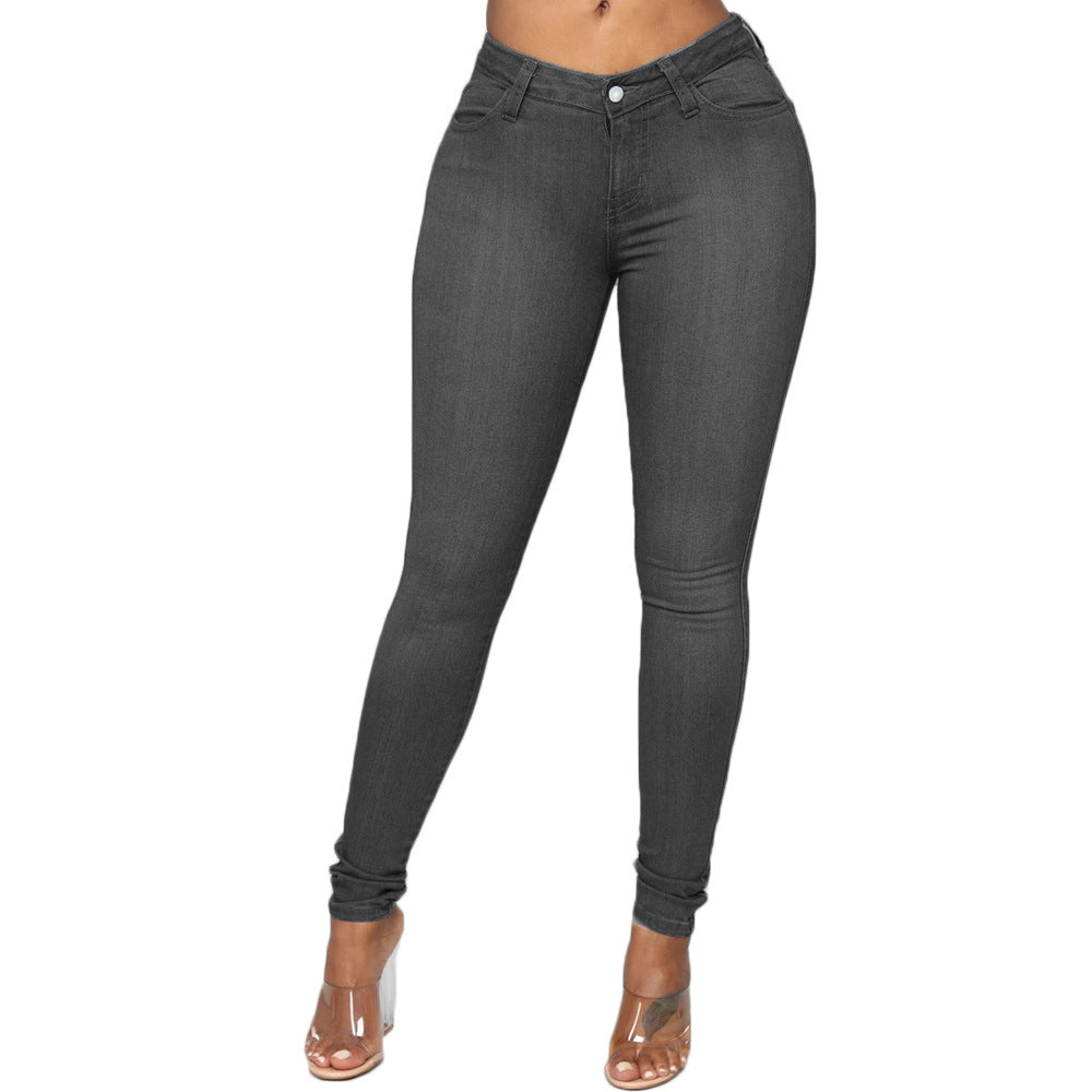 Jeans Damen Damen Skinny Jeans Bleistifthose Übergröße