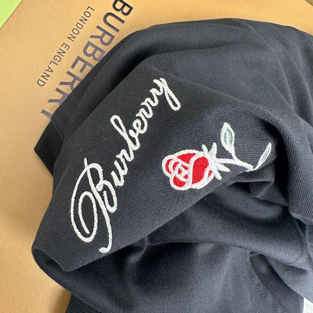 Burberry T-Shirt With Rose Without Collar &