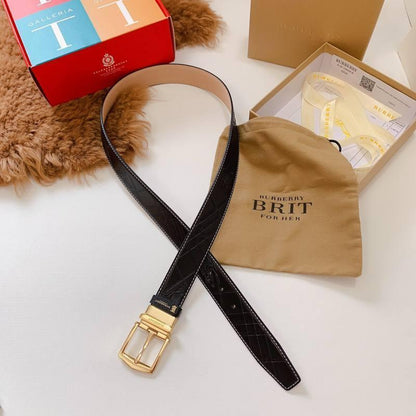 Burberry Leather Vintage Belt &