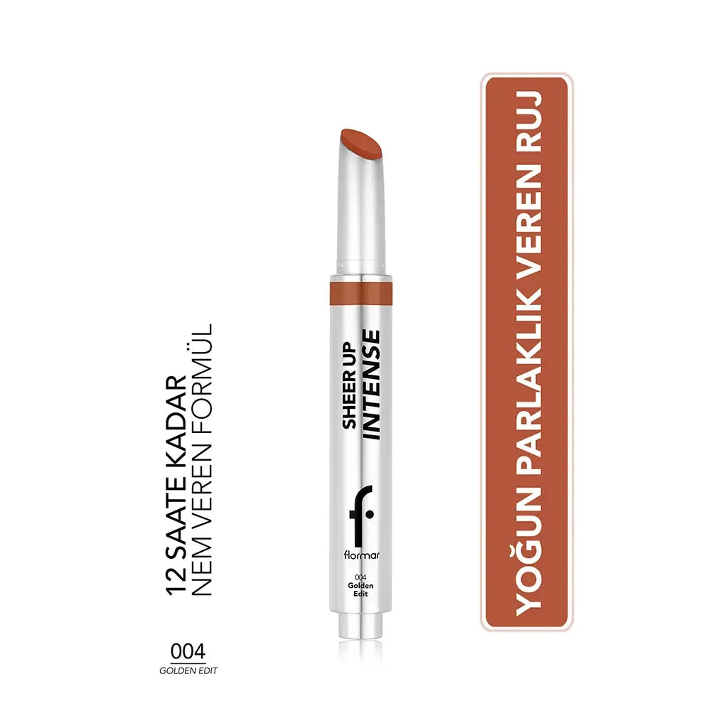 Flormar Sheer Up Lipstick 004 Golden Edit 3g