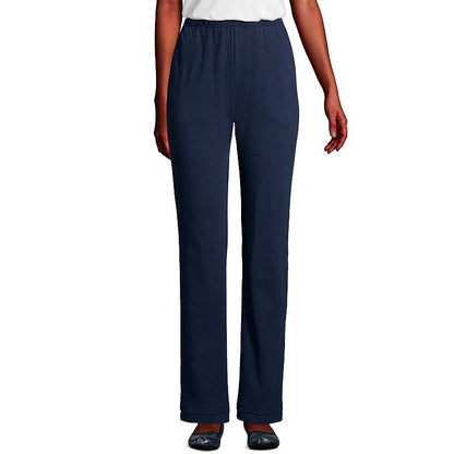 Lands End Womens Sport Knit High Waist Pants