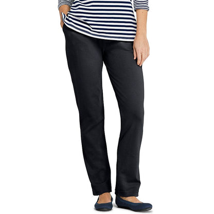 Lands End Womens Sport Knit High Waist Pants