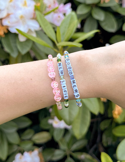 New Life Letter Bracelet