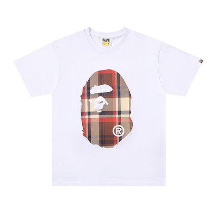 Bathing Ape White T-Shirt without Collar