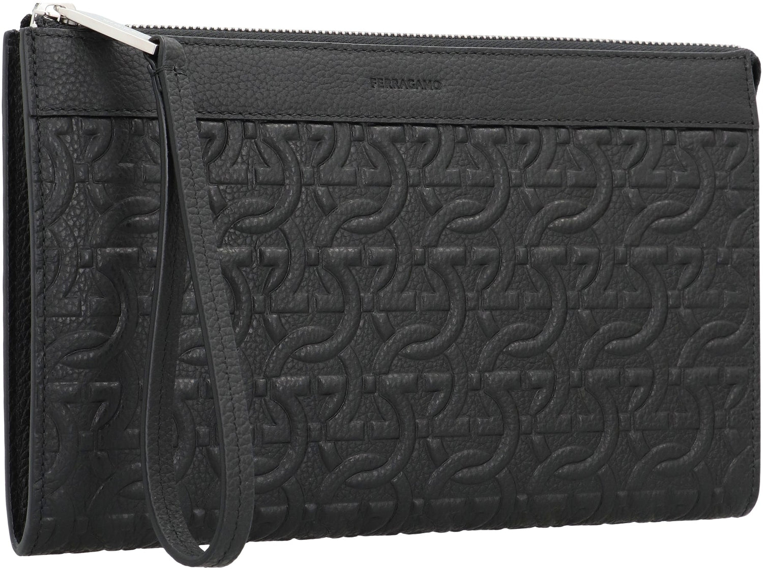 Ferragamo Travel Document Holder with Gancini Hook - 25 CM