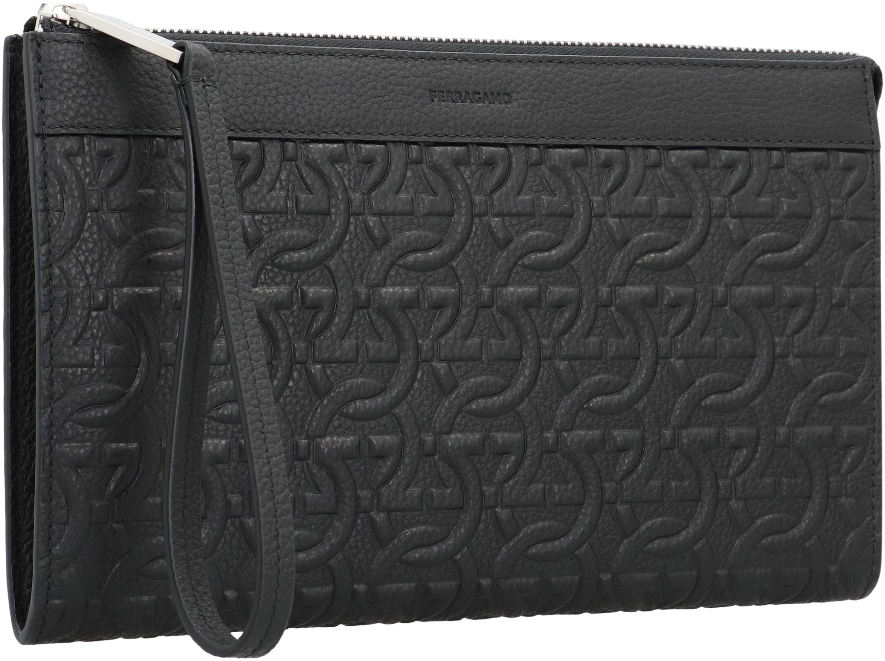 Ferragamo Travel Document Holder with Gancini Hook - 25 CM