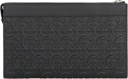 Ferragamo Travel Document Holder with Gancini Hook - 25 CM