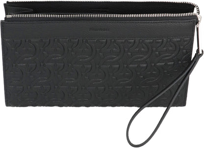 Ferragamo Travel Document Holder with Gancini Hook - 25 CM