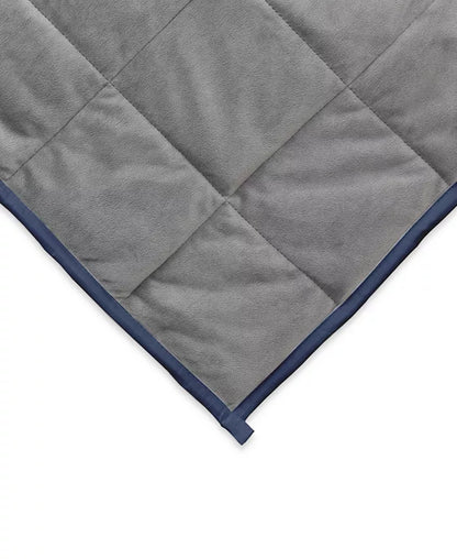 Ella Jayne 20lb Reversible Anti-Anxiety Weighted Blanket - Grey/Navy