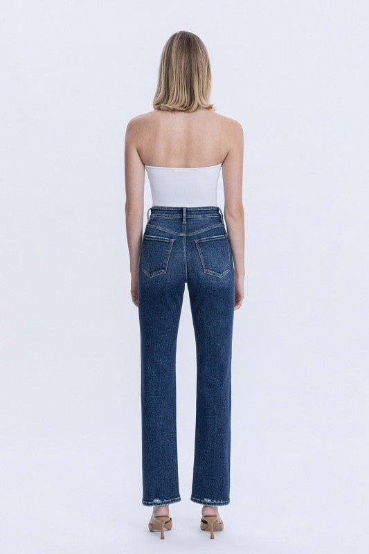 Madison High Rise Straight Jeans