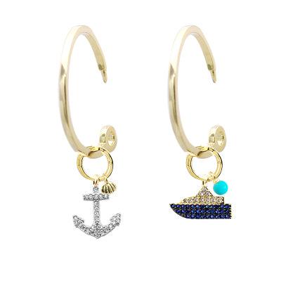 Color: 3 style - Holiday Earrings Feminine Style Starfish Personality Korean Nethong Travel Necklace