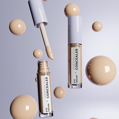 Pastel Makeup Eye Cream Concealer: 2-in-1 Hydrating Satin Concealer &amp; Brightening Eye Cream for Dark Circles - Gšz Kremi Aydõnlatõcõsõ