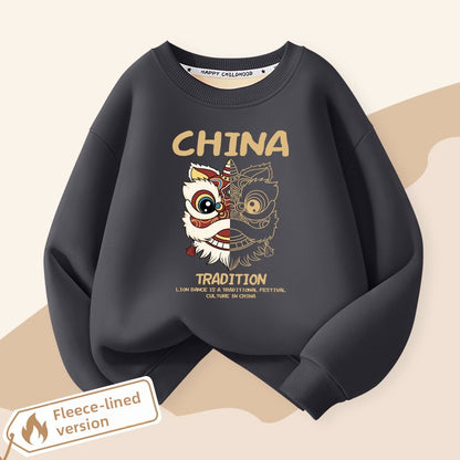 Junior and teen one-piece fleece hoodie