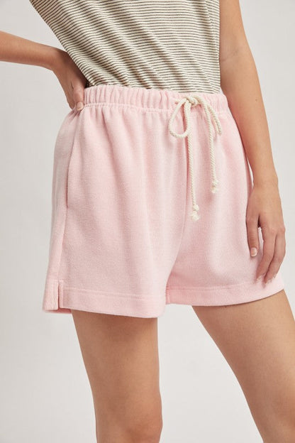 Soft-Touch Knit Shorts: Ballet